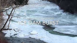 Snowmass Canyon Ice dam release [upl. by Cerys979]