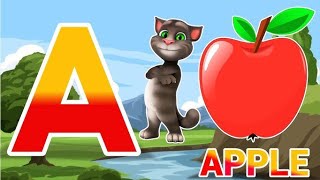 Phonics Song with TWO Words A For Apple ABC Alphabet Songs with Sounds for ChildrenKidsNiche [upl. by Eidroj56]