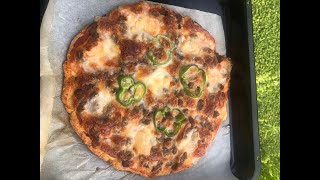 KETO PIZZA DOUGH RECIPE l BEST KETO PIZZA IN LESS THAN 10 MINS [upl. by Otir746]