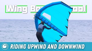 Wing Board School  Riding Upwind and Downwind [upl. by Stedt]