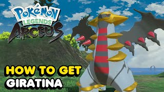 How To Get Giratina In Pokemon Legends Arceus Giratina Location [upl. by Einnim]