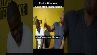 The Rock’s Hilarious Impression of Kevin Hart 😂 [upl. by Asenav]