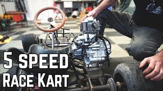 Were Building a 5 Speed Racing Kart 16HP [upl. by Hanoy]