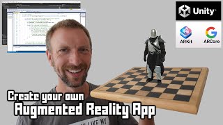 Augmented Reality AR tutorial for beginners using Unity 2022 [upl. by Caniff]