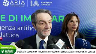 Docenti lombardi pronti a impiego Intelligenza Artificiale in classe [upl. by Jakie915]