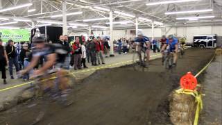 Indoor Cyclocross at Cow Palace  Mens A Race Lap 1 San Francisco [upl. by Kirwin]