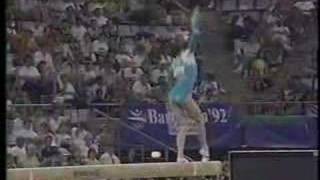 Svetlana Boginskaya  1992 Olympics AA  Balance Beam [upl. by Rhee]