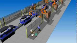 Car Factory Assembly Line Simulation [upl. by Aube]