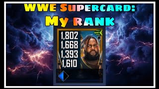 WWE SuperCard My LMS rank [upl. by Dorr]