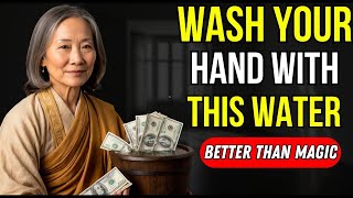 BE RICH WASH your Hands with THIS WATER and Attract MONEY Buddhist Teachings  every sub [upl. by Vi]