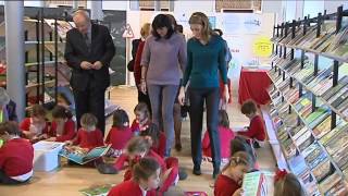 SAR la Princesa de Asturias visita el XXXVII Salón del Libro Infantil y Juvenil de Madrid [upl. by Annavaig]