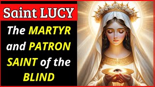 StLucy The Patron Saint of the Blind and a Symbol of Hope🕯 [upl. by Nosnarb89]