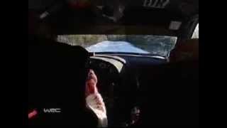 WRC  Rally Sweden 2005  Loeb Onboard and Crash [upl. by Netsirc]