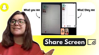 How to share your screen on Snapchat [upl. by Ecinreb]