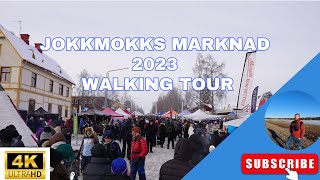 Jokkmokk Market 2023  Walking Tour [upl. by Schouten488]