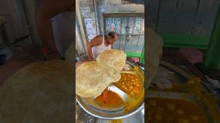 tasty छोले भटूरे 30₹ में 😋❤️  hardworking uncle selling breakfast shorts trending viral [upl. by Widera]