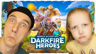 Шикарное прохождение Darkfire Heroes Топ бесплатных игр на android и ios 2021 Летсплей и Гайд [upl. by Aillicec956]