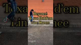 Beyoncé Texas Hold ‘Em 🕺🏽 New line dance explore party newlinedance texasholdem linedancerd [upl. by Shafer]