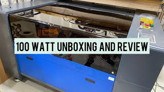 100 Watt OMtech Laser Unboxing and Review [upl. by Lyrahc60]