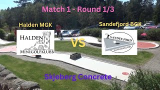 Norwegian Minigolf League 2024  Round 13  Match 1 [upl. by Eelloh731]