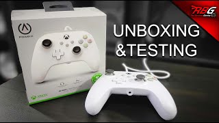 PowerA Xbox Series XS Wired Controller Unboxing amp Testing  Red Bandana Gaming [upl. by Eked573]