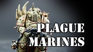 How to paint Death Guard Plague marines [upl. by Inglis]