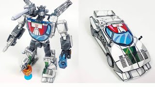 New Transformers Wheeljack cel shaded action figure custom by Lek Customs [upl. by Yelena]