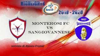 Monterosi FC  Sangiovannese 21 Highlights [upl. by Lorou470]