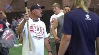 High school football Ute Shoot Lineman Challenge highlights 2016 [upl. by Raybin108]