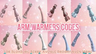 New 3D Layered Arm  Hand Warmer Codes For Bloxburg and Berry Avenue [upl. by Anelem]