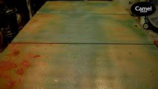 Copper Door Patina Process TimeLapse [upl. by Wyatan457]