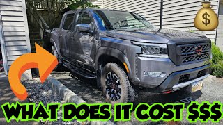 This Is HOW MUCH I PAID For My 2023 Nissan FRONTIER Pro4x OPTIONS AND PRICE [upl. by Relyhcs453]