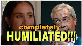 MUST WATCH Nigel Farage Sends a SHOCKING MESSAGE to Meghan Markle [upl. by Storm]