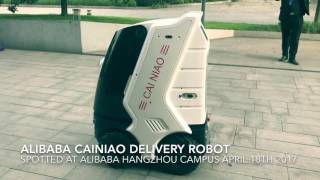 Alibaba Cainiao Ecommerce Logistics Delivery Robot by China TMall Global Parntner Web2Asia [upl. by Kwok]