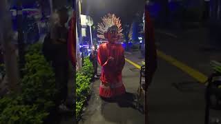 TBBAT  Jakarta Indonesia Street performer live puppet OndelOndel [upl. by Haymo436]