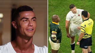 Cristiano Ronaldo REACTS to Tom Curry Accusing Bongi Mbonambi of Racism During World Cup [upl. by Sherline492]