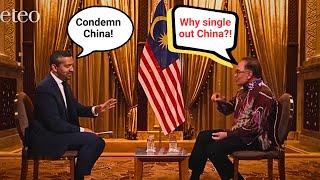 Watch Western Propaganda Tries to Get Through Malaysian PM [upl. by Bram]