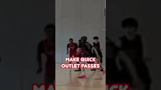 Make Quick Outlet Passes In Basketball [upl. by Indnahc]