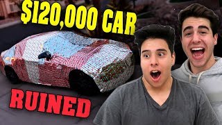 Giftwrapping My Friends 120000 Car [upl. by Arreit850]