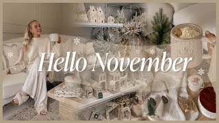 HELLO NOVEMBER  a cosy day christmas shop with me amp a huge festive decor haul ❄️ [upl. by Jedediah]