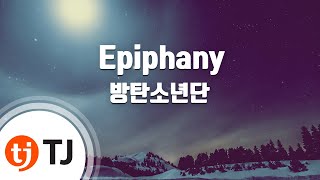 TJ노래방  여자키 Epiphany  방탄소년단BTS  TJ Karaoke [upl. by Gnilrac]