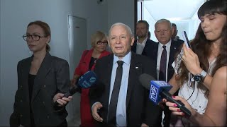 Kaczyński porównał partię do drzewa quotNiektóre gałęzie trzeba odciąćquot [upl. by Erbes]