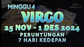 KABAR BAIK ZODIAK VIRGO AKHIR NOVEMBER 2024♍RAMALAN TAROT MINGGU INI 25 NOV sd 1 DESEMBER 2024 [upl. by Atnohs631]