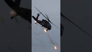 BLACKHAWK SHOOTING FLARES  AIRPOWER24 [upl. by Refinej]