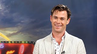 BAD TIMES AT THE EL ROYALE Chris Hemsworth Interview [upl. by Anatlus]