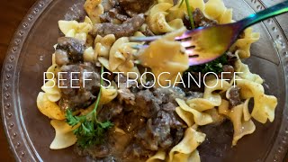 Beef Stroganoff The Easy Recipe [upl. by Aurel235]