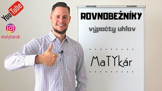 ROVNOBEŽNÍKY  výpočty uhlov [upl. by Tillinger]