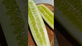 asmrsounds PEELING SLICING CUCUMBER FOR ENSALADA peeling slicing cucumber ensalada satisfying [upl. by Eillim]