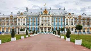 Catherine Palace and Peterhof Gardens in St Petersburg Russia [upl. by Atiuqcaj736]