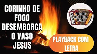 CORINHO DE FOGO 🔥 DESEMBORCA O VASO JESUS PLAYBACK COM LETRA [upl. by Austen]